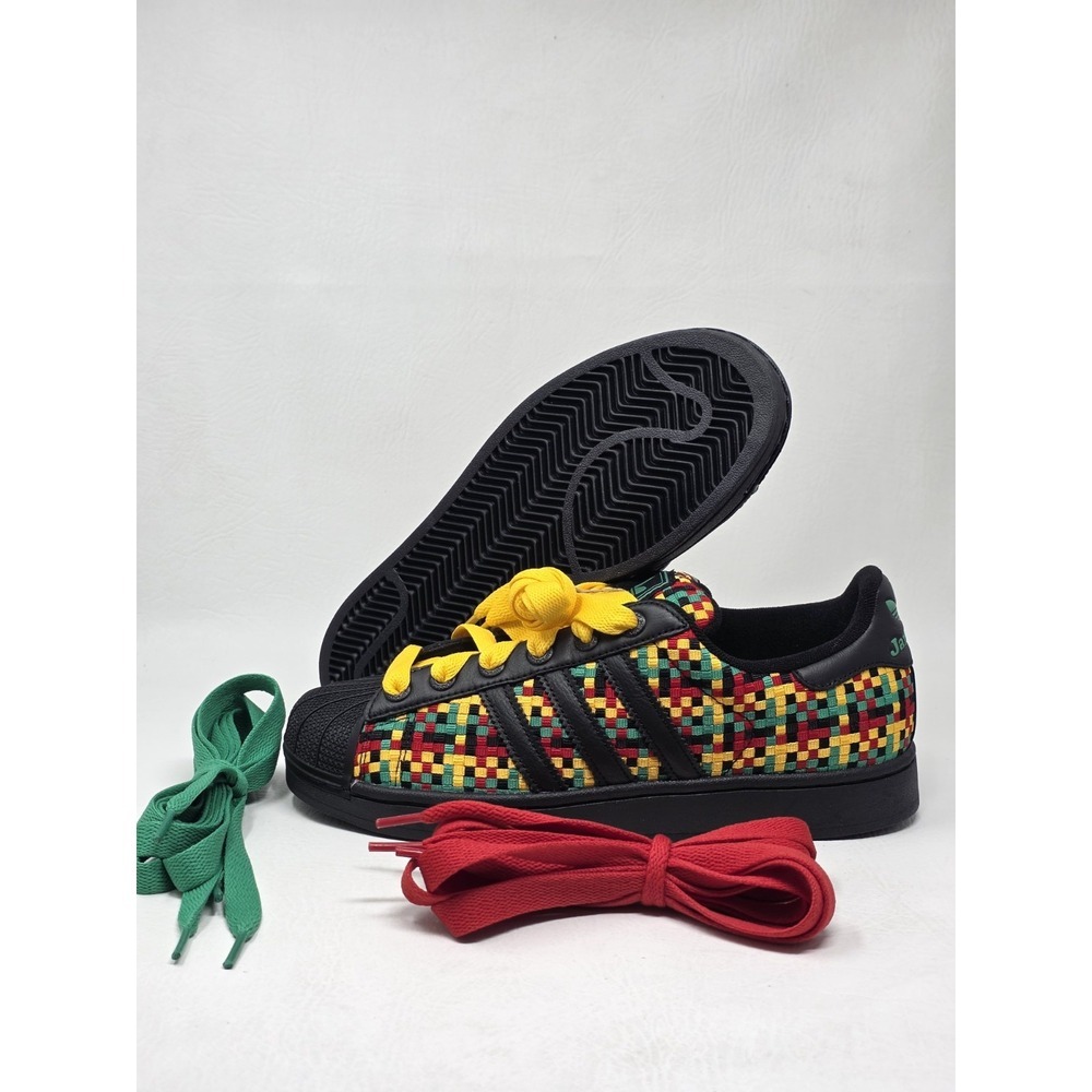 Adidas Superstar II x Bob Marley Jamaica IH9785 Mens Size 9 Sneakers New
